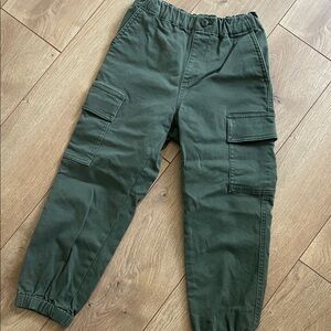 Uniqlo Olive Green Cargo Joggers
